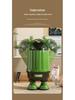 High-Capacity Sliding Lid Trash Bin for Home