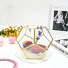 Nordic Geometric Glass Preserved Flower Decor for Home, Coffee Shop, or Wedding