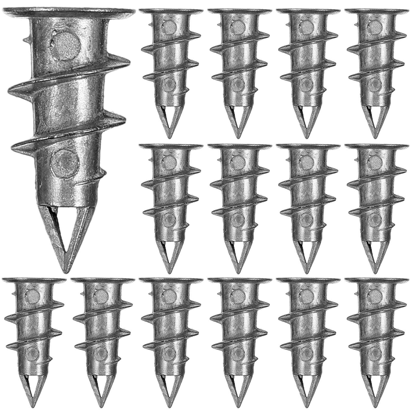 

100pcs Drywall Anchors Self-Drilling Wall Anchors Heavy Duty For Hanging Pictures Shelves Artwork Garage Bathroom Kitchen Fixing 2.8X1.4cm