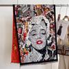Autumn and winter shawl women's Yunnan Lijiang travel decoration with long retro cape fringed cape scarf