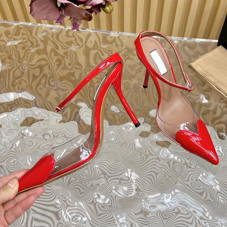 Fashion 2025 Summer New Gold Flower Square Thin Heel Single Shoes With Sexy Open Toe Design Sense Women Sandals