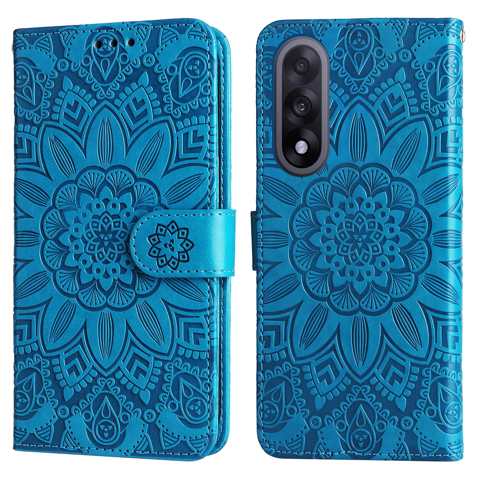 

For OnePlus Ace 5 Ultra 5G/OnePlus Nord 5 5G Case Sunflower Imprint Leather Wallet Phone Cover