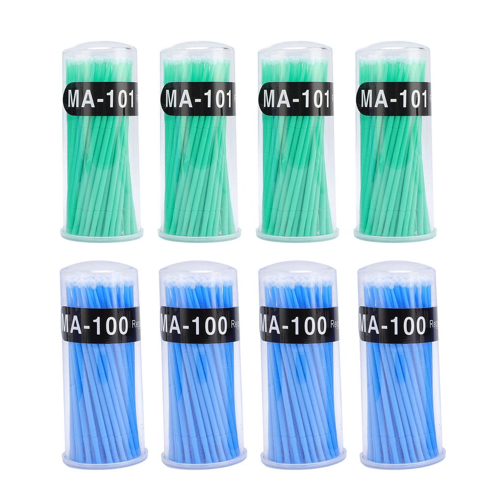 400pcs Micro Applicator Brushes Bendable Applicator Sticks Portable Micro Swabs for Home