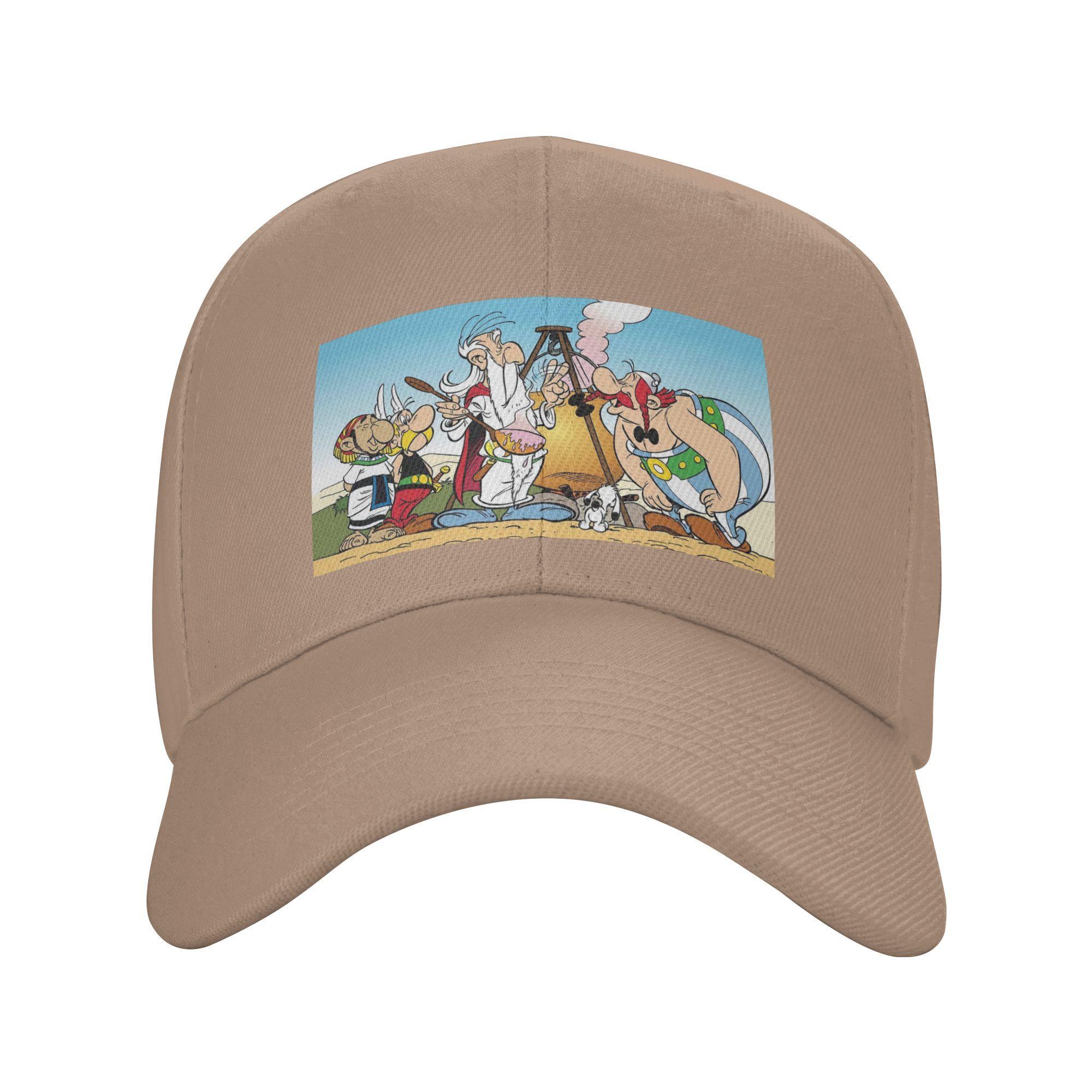 

Unisex Baseball Hats Asterix And Obelix Dogmatix Outdoor Streetwear Summer Sports Baseball Caps Hip Hop Cap Casquette Hats One Size