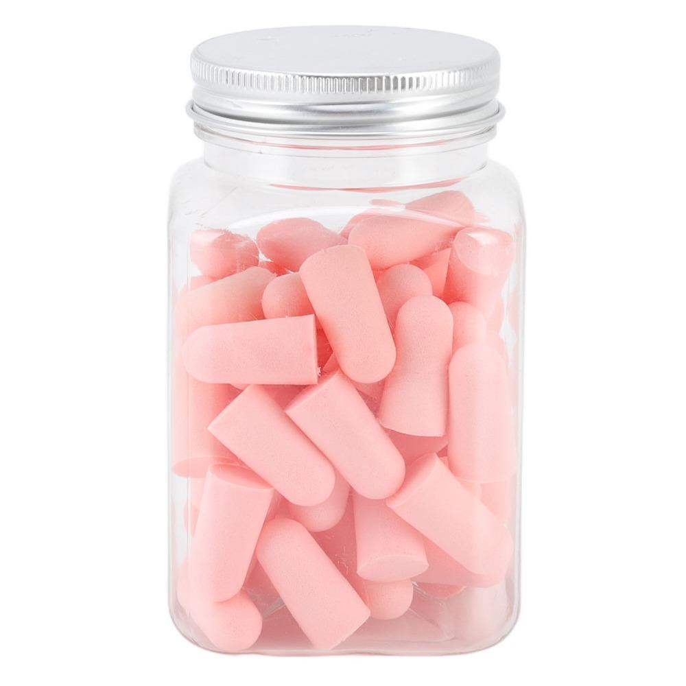 60Pcs Slow rebound memory foam Sleep Earplug Noise Cancelling Earplug Dormitory noise proof