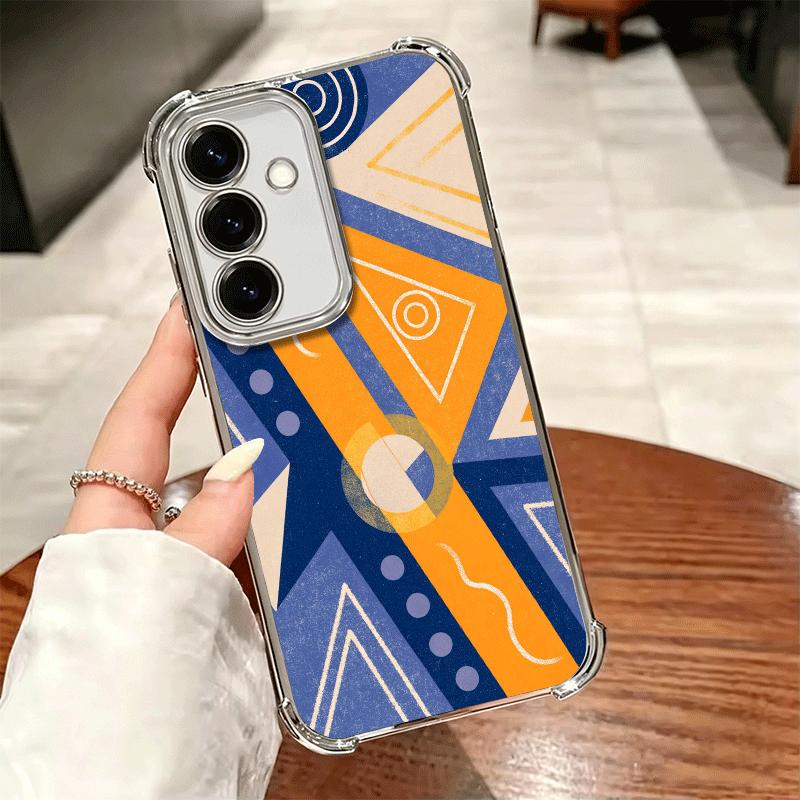Abstract Geometry PopArt Desgin Soft Phone Case For Samsung A17 A27 A07 A37 A57 A16 A56 A15 A55 A14 A54 A13 A53 A26 A36 A25 A35