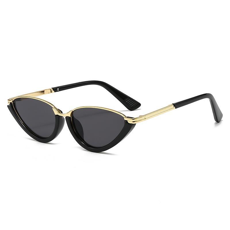 Girls Style Retro Cat s Eye Half Frame Sunglasses Women s High Sense Fashion Street Shooting Vacation Shade Sunglasses Men s Trend