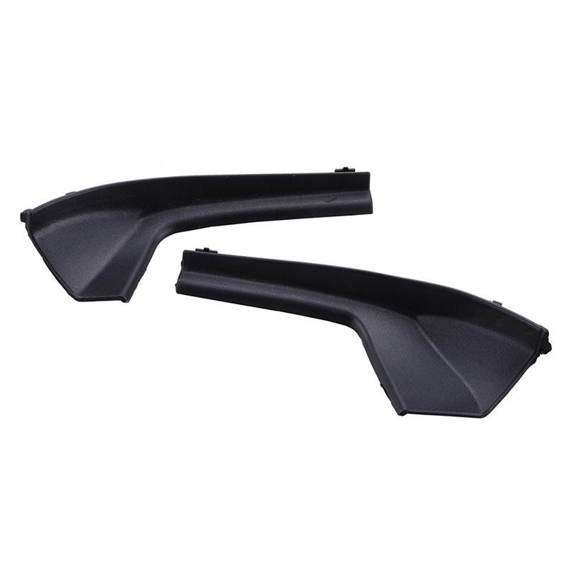 Black Front Windshield Wiper Side Trim Cover Water Deflector Wrap Corner Kit Fit For Nissan Tiida Versa 2005-2012 Exterior Part