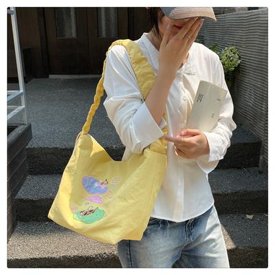 Spring New Fashion Shoulder Bag 2025 Versatile Women's Bag Cartoon Animation Large Capacity Bag