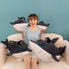Adorable Pirate Shark Plush Toy Pillow Soft Stuffed Animal For Birthday Gifts