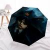 1pc haunted house spooky atmosphereOpen/Close Umbrella-Windproof, Compact Travel Umbrella, Sturdy 8-Rib Shaft, Outdoor Accessory1206