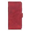 For Samsung Galaxy S25 FE Case Stand Cowhide Texture PU Leather Phone Cover