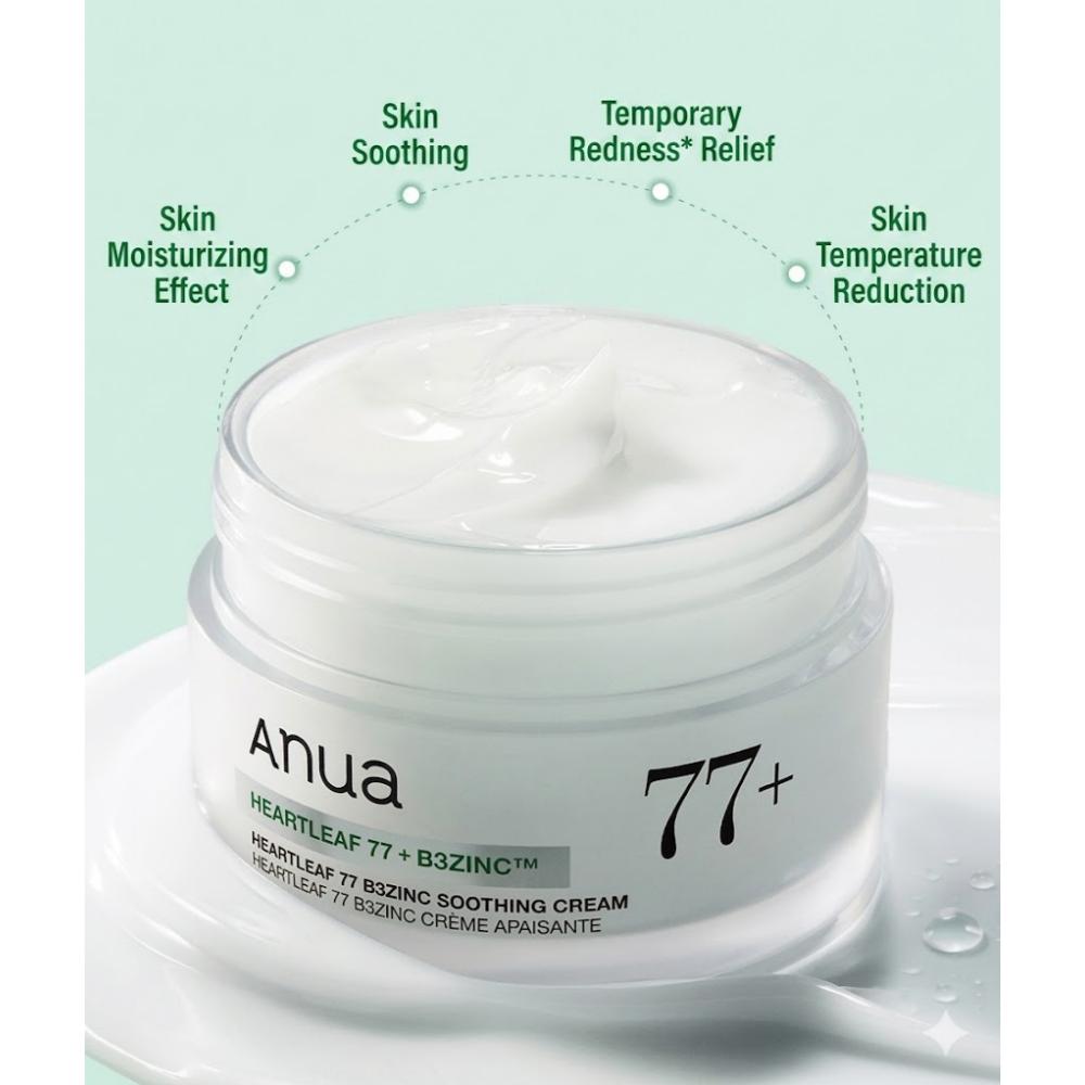 [ANUA] Heartleaf 77 + B3Zinc Soothing Cream 80ml