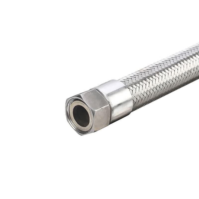 Yeshijiarun 304 Stainless Steel High-Temperature High-Pressure Industrial Corrugated Hose 3m (DN20)