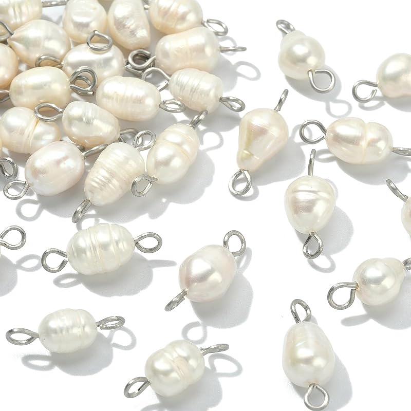 Airssory 100 Pcs Ocean Life Charms Natural Cowrie Shell Charms for Earring Bracelet Necklace Jewelry DIY Craft Making