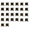 Marbled Golden Letters Pillowcase Sofa Pillow Cushion Cover  45 * 45cm
