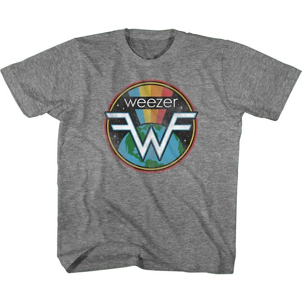 Kids Weezer Space Weez Alternative Rock Music Band Shirt