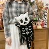 Cartoon Cute Children's Backpack 2023 New Parent-child Travel Backpack Personalized Plush Little Ghost Head Travel Bag