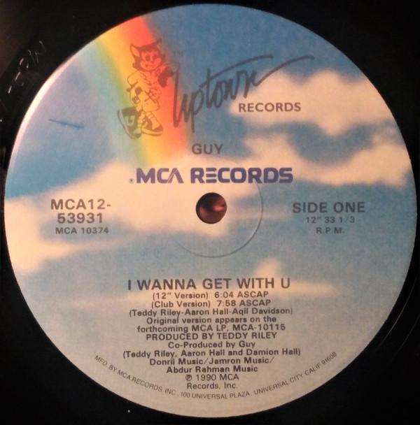 

12inch Record GUY I Wanna Get With U MCA1253931 MCA Records 1990 US Rap HipHopRB Used