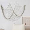 Ocean Themed Decorative Fish Net Wall Hanging for Parties and Interior Fishing Net Decoration 150x200cm