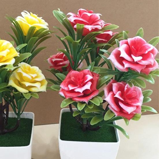 1Pc Potted Artificial Flower Bonsai Performance Stage Garden Home Party Decor