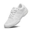 BAXINIER Girls Cheer Shoes White Cheerleading Dance Shoes Kids Athletic Training Tennis Shoes Youth Competition Sneakers