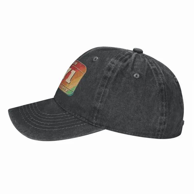 Casquette de baseball d'anniversaire en coton personnalisé Fabriqué en 1971 Femme Homme Respirant Chapeau de papa Streetwear