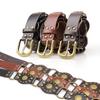 Women's Retro Alloy Cowboy Belt - Heavy Wide Decorative Accessory
