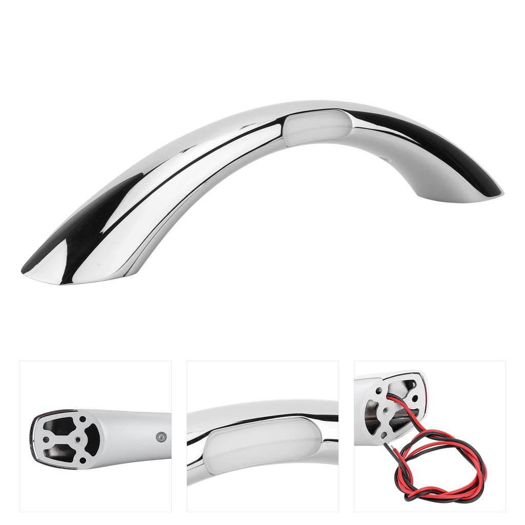 330mm13in Boat Door Handrail 4LEDs 316 Stainless Steel Replacement Modification 12V for Cars RVs
