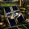 Nashville Hockey Team Throws Blanket Flannel Blankets Plush for Couch Bed Gifts for Men Women Travel picnic blanket Christmas fan gifts