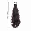 Vitality Long Wavy Ponytail Hair with Rubber Band Hair Band Hairpiece  Daily Use