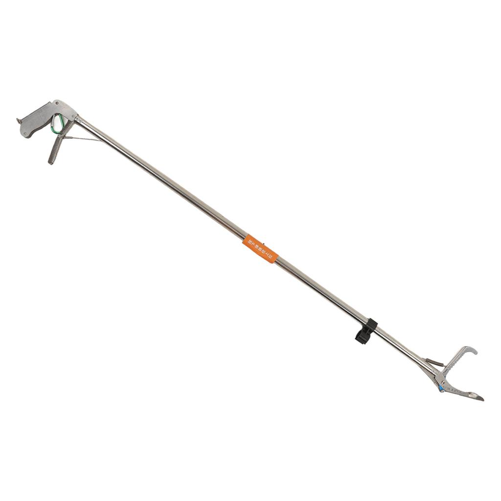 Snake Tong Foldable Self Lockable Stainless Steel Strong Safe Reptile Grabber Catcher Snake Handling Tool