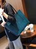 2025 Retro Cowhide Leather Tote: Large Capacity Women's Versatile Commuting Shoulder Bag