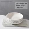 Qiwei Underglaze Ceramic Dinner Plate