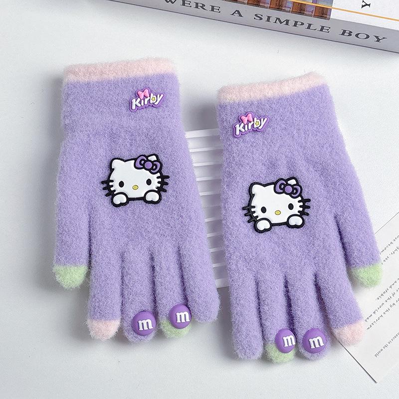 Mädchen Winter Warme Cartoon Handschuhe - Alter 8-15, Niedlich und Frostfest, Fingerhandschuh-Design