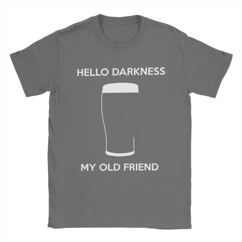 2025 Summer and Autumn retro classic lyrics printed T-shirt loose and casual short-sleeved trendy top for men and women