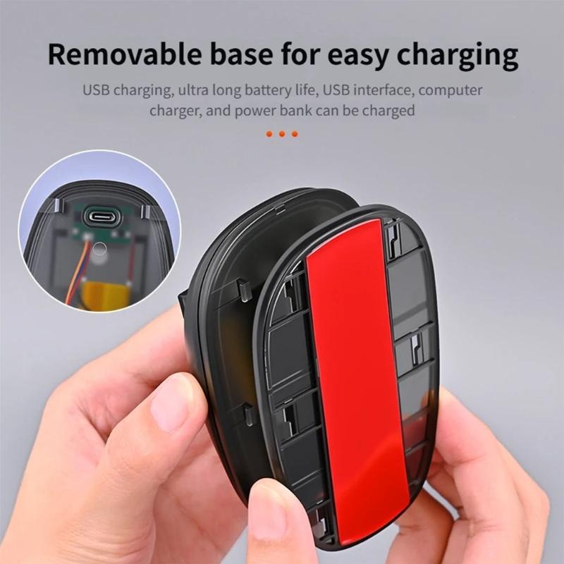 Solar LED Roof Top Strobe Light For Vehicle Emergency Warning No Wiring Needed Car Motorcycle Navigation Light