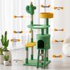 Cactus Cat Tree with Condo & Sisal Post
