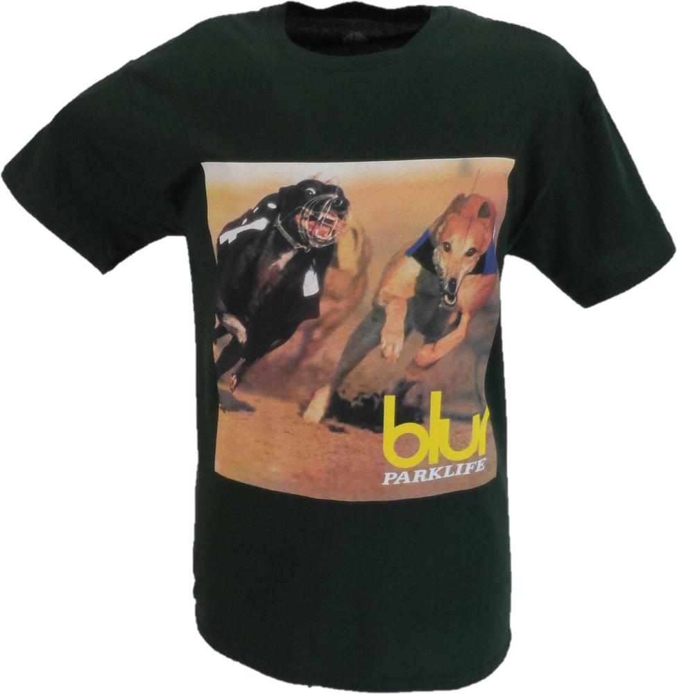 Unisexs Green Official Blur Parklife (Back Print) T Shirt S