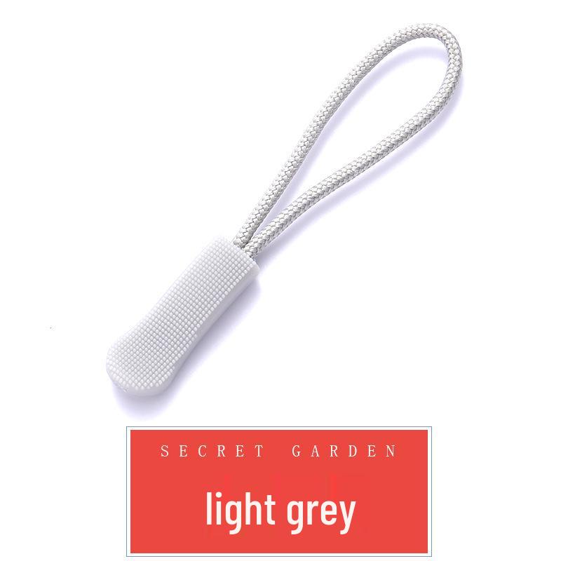 PVC Molded Zipper Pull with Detachable Non-Slip Rope Pendant