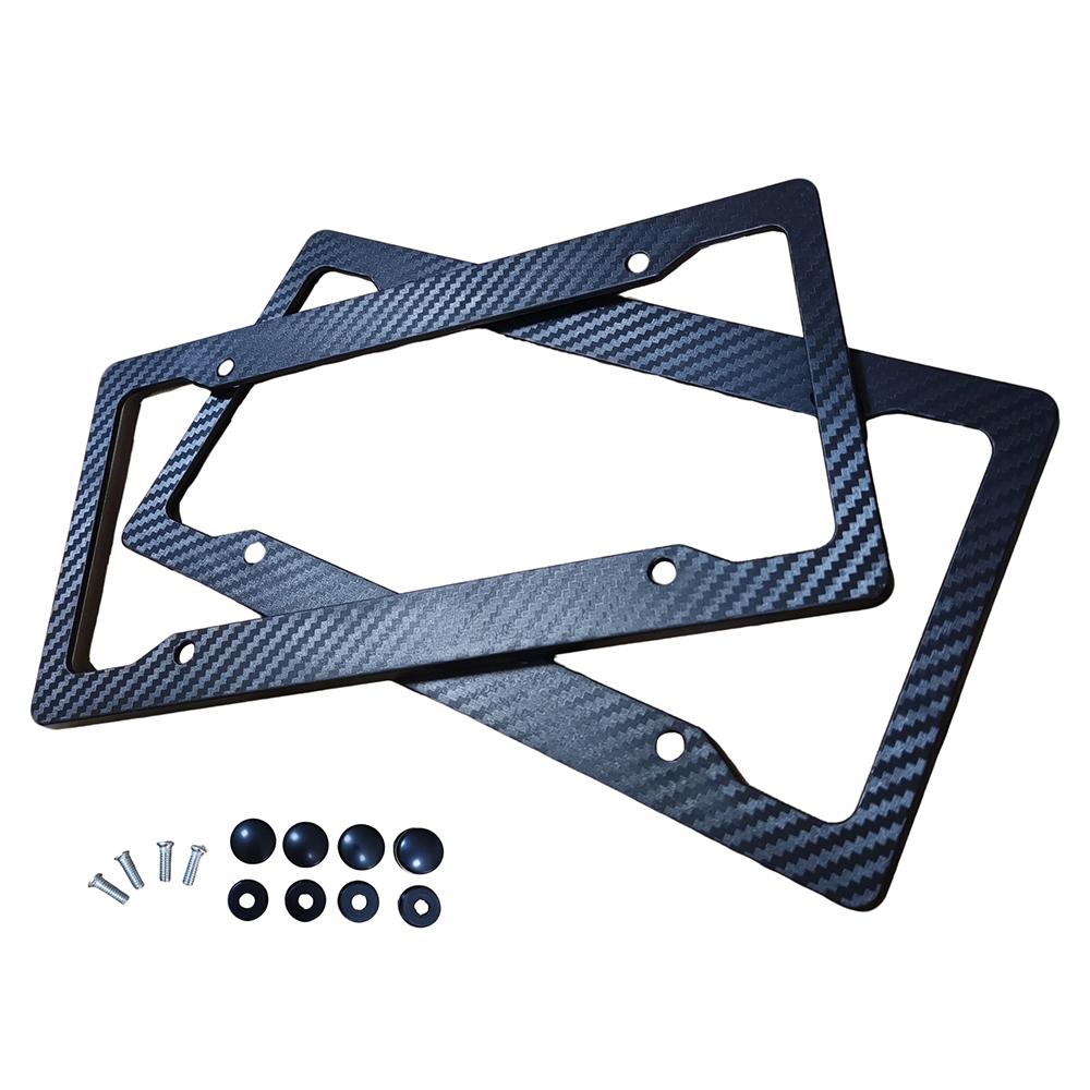 1/2PCS Racing Style US EU Standard ABS Car License Plate Frame For Tofu Akina Fake Taxi Spoon Hokkaido Decoration Car Accessorie License Plate Covers
