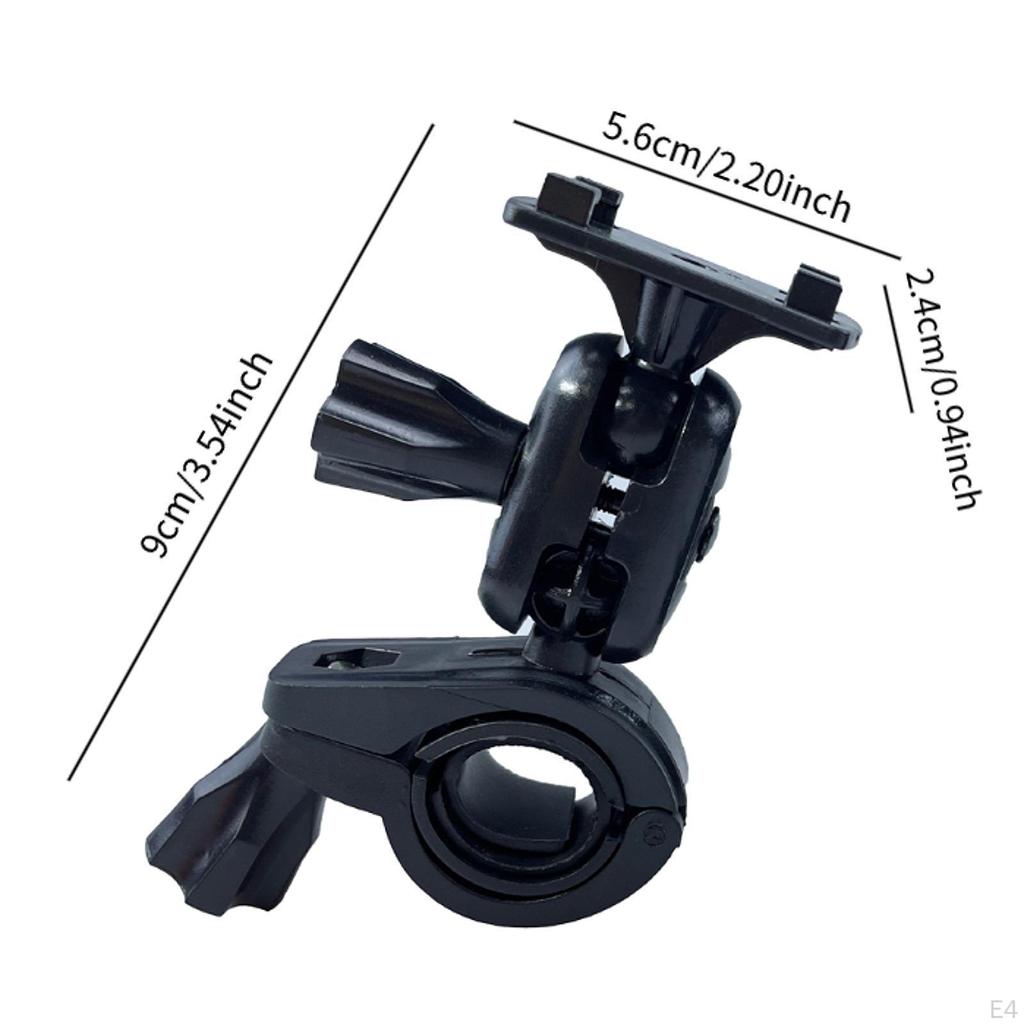 Bike Handlebar Mount Degree Rotating Universal Four Corner Screw Adapter Clamp Bracket for