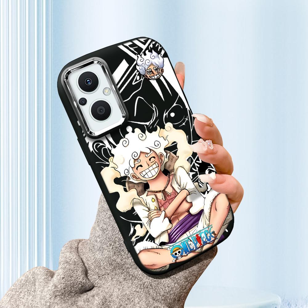 Dla Vivo V23 V25 V27 V29 V30 Y27S Y28 Y33S Y36 Infinix Hot30I Hot40 Tecno Spark20 Kreskówkowy Czarny Kot Srebrne Krawędzie Miękkie Płynne Silikonowe Etui Ochronne