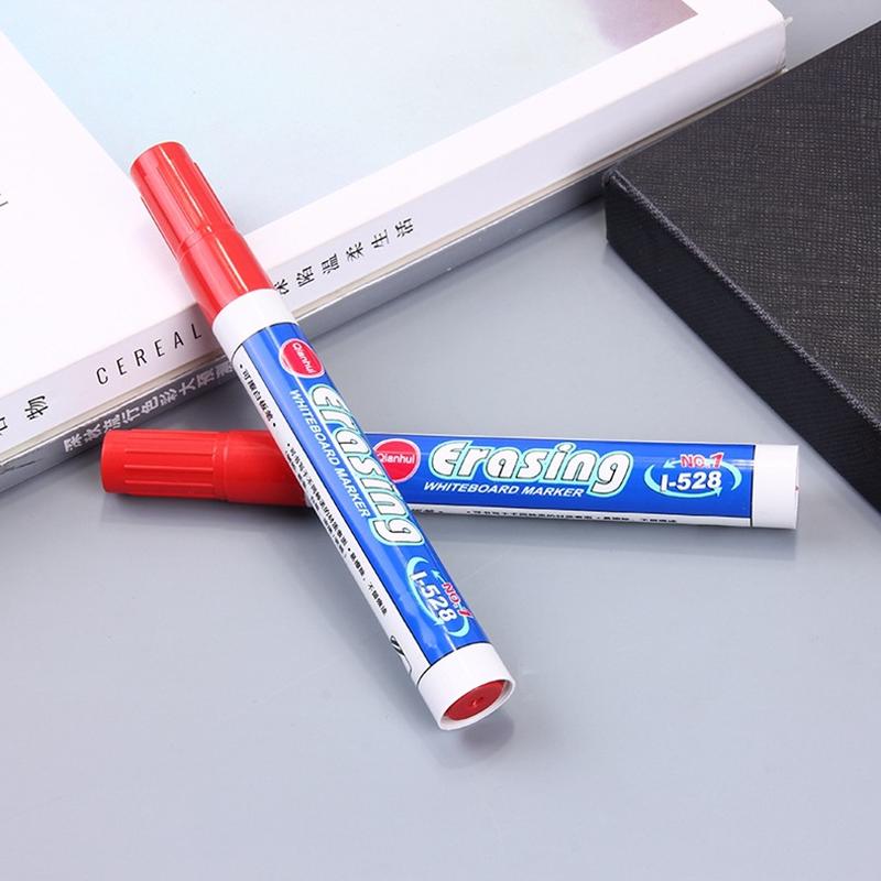 10pcs Whiteboard Marker Plastic Erasable Marker Pen Whiteboard Marker Pen Office Stationery Supplies