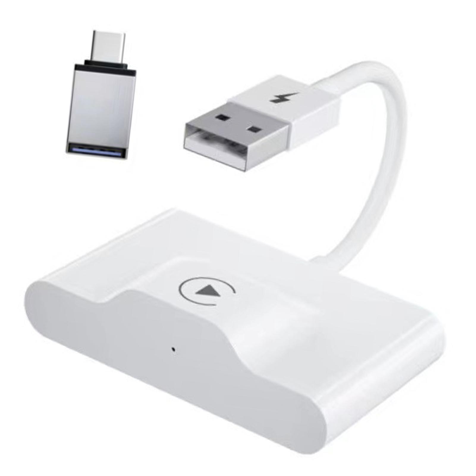 

Проводной беспроводной адаптер CarPlay с интерфейсом USB Plug and Play Удобный донгл-бокс Carplay для