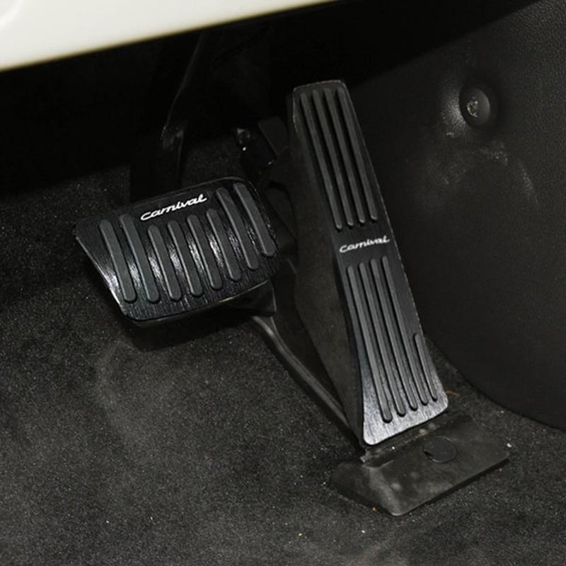 Für Kia Carnival Sedona KA4 2022 Auto Fußstütze Pedal Kraftstoff Beschleuniger Bremspedal Abdeckung Rutschfeste Pad Zubehör