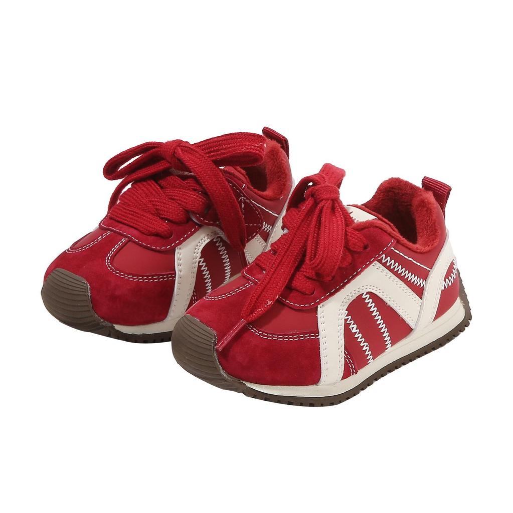 Zimowe buty niemowlęce z miękką podeszwą - Wyściełane aksamitem, Unisex, Styl codzienny i sportowy