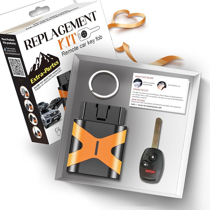 Simple Key Replacement Kit for Honda KR55WK49308 Fits Accord 4 Doors Sedan 2008 2009 2010 2011 2012