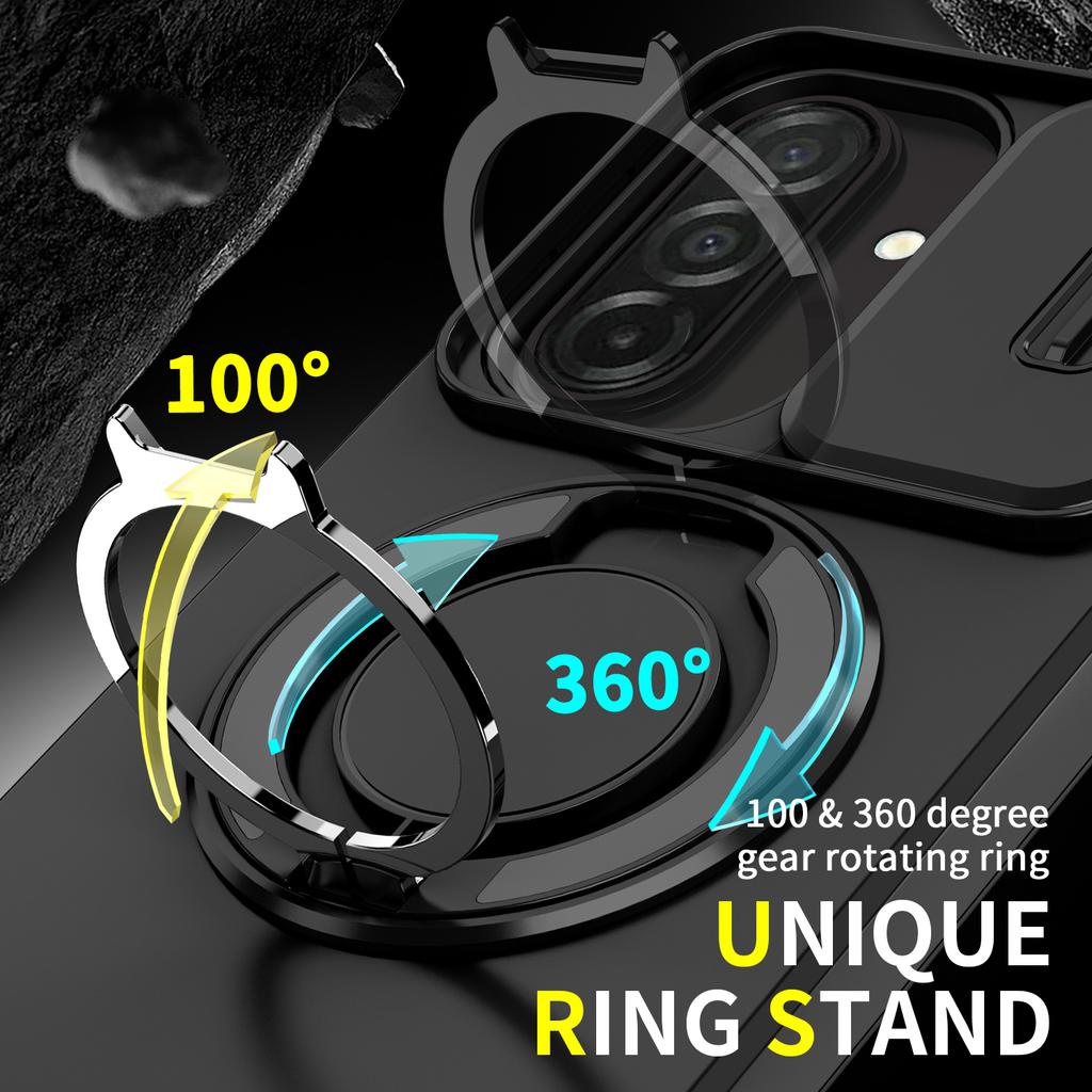 Bracket Ring Holder Armor Case for Samsung Galaxy A57 5G A17 A37 A56 A36 A16 A55 A35 A15 Phone Cover for Samsung A57 A 57