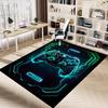 1PC Gaming Controller Neon Lights Non-Slip Floor carpet, Office, family, bedroom, Studio - Large Area Rug, Vibrant Colors-C0481